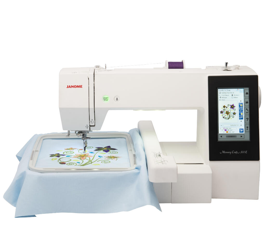 Janome Memory Craft 500E Embroidery Sewing Machine